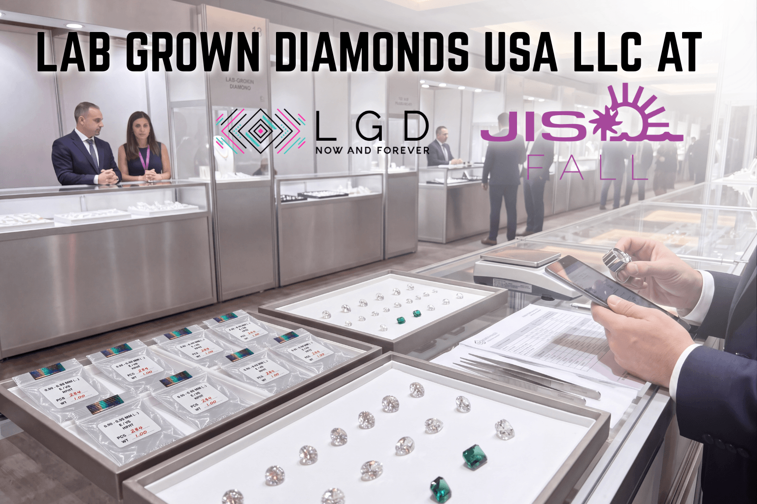 Sourcing lab-grown diamonds at JIS Fall 2026 for jewelry retailers and buyers 